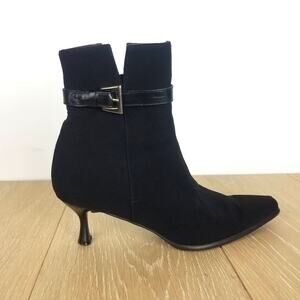 Stuart Weitzman | Black Ankle Boots Thin Heel 6.5